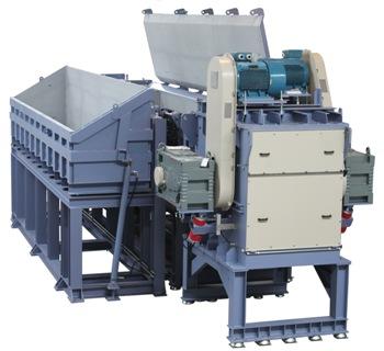 Shredder for pipes and profiles
