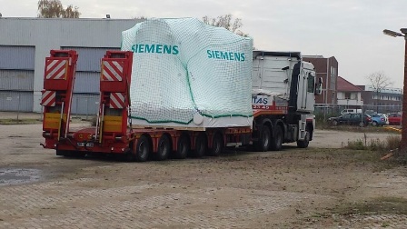 Hollanda Gücistan 52 ton jenaratör taşıması