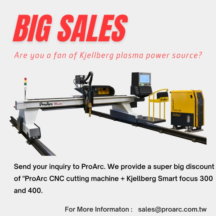 Big Sales- Cutting machine + Kjellberg plasma