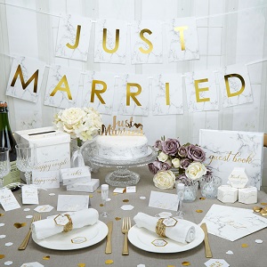 Scripted Marble: Creating a contemporary look for weddings