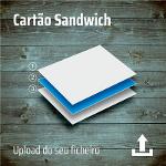 Cartões especiais em formato sandwich