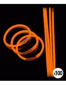 100 Pulseiras Luminosas Superbrite® - Uma Cor