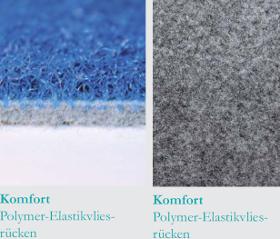 Revestimento de polímero de velo elástico confortável para pisos de ténis
