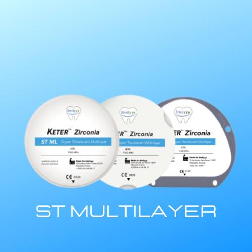 disco de zircônia ST  Multilayer