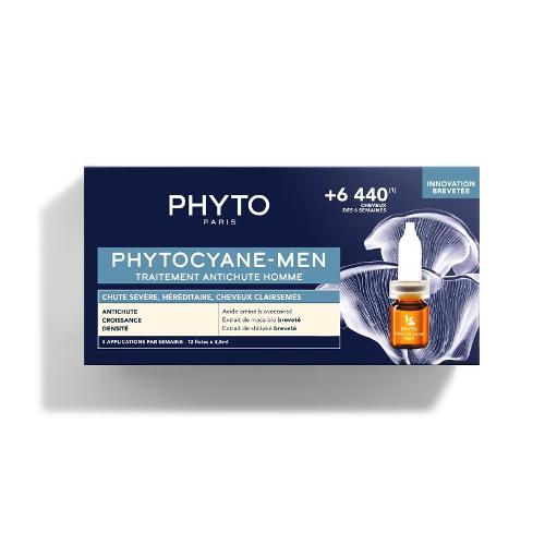 PHYTO Phytocyane Cuidado Antiqueda Progressiva Homem 12x3,5 ml