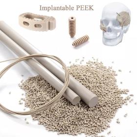 PEEK Médicas Biocompatível Implantável